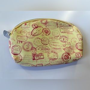 Passport Stamp Makeup Bag